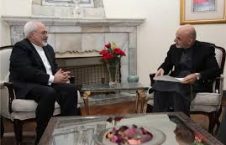 دیدار رییس جمهور اشرف غنی با وزیر امور خارجه ایران