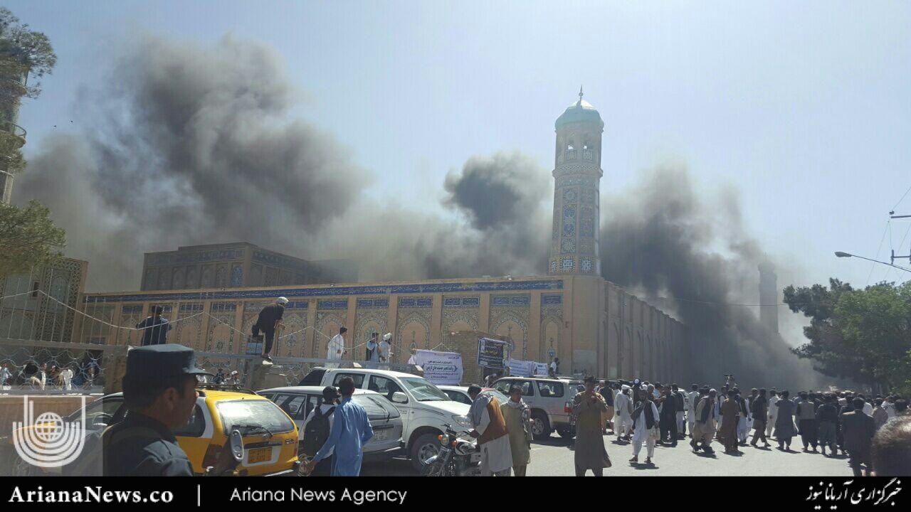 انفجار تروریستی مسجد جامع هرات