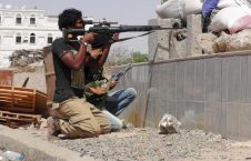 destruction Saudi soldiers Yemeni sniper