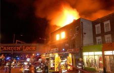 بازار کامدن لاک لندن در آتش سوخت