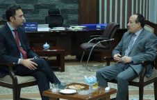 دیدار وزیر تجارت و صنایع با سفیر افغانستان در کشور آسترالیا