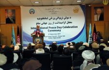 سخنرانی داکتر عبدالله عبدالله در مقر شورای عالی صلح