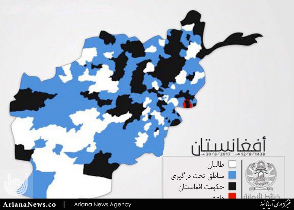 نقشه طالبان
