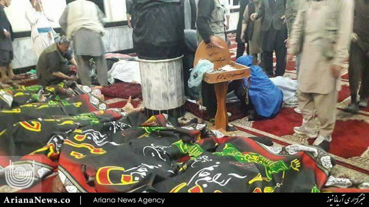 شهادت نمازگزاران مسجد امام زمان کابل   (1)