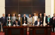 امضای پروژه ترمیم اساسی شاهراه سالنگ در ارگ ریاست جمهوری
