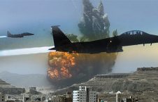 حمله طیارات جنگی عربستان بالای افراد ملکی در پایتخت یمن
