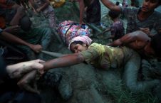 لحظات وحشتناک عبور مسلمانان روهینگیا از رودخانه (18)