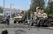 کاروان نظامیان خارجی در کندهار هدف حمله انتحاری قرار گرفت