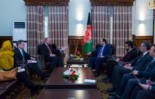 دیدار صلاح‌الدین ربانی با نماینده خاص اتحادیه اروپا برای افغانستان