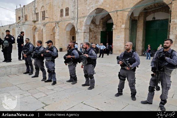 مسجدالاقصی 2 - تصاویر/ اقامه نماز جمعه باشکوه فلسطینیان در مسجدالاقصی