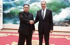 دیدار وزیر خارجه روسیه با رهبر کوریای شمالی