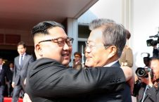 کیم جونگ اون و مون جائه این 2 226x145 - تصاویر/ دیدار مجدد رهبرای کوریای شمالی و کوریای جنوبی