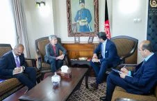 دیدار حکمت خلیل کرزی با سفیر آسترالیا در کابل