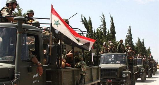وقوع یک درگیری میان اردوی سوریه با نظامیان امریکا در شرق حمص
