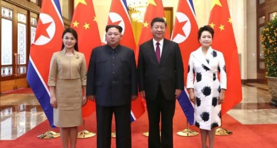 دیدار رییس جمهور چین با رهبر کوریای شمالی