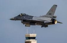 حمله طیارات جنگی عراقی بالای مواضع داعش در سوریه