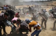 زخمی شدن صدها باشنده فلسطینی در راهپیمایی روز قدس