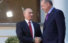 پیام تبریک پوتین به اردوغان