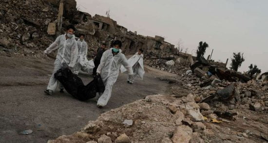 کشف هزاران جسد در شهر موصل عراق