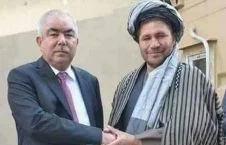 دیدار جنرال دوستم با نظام الدین قیصاری