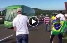 ویدیو/ استقبال عجیب مردم برازیل از تیم کشورشان