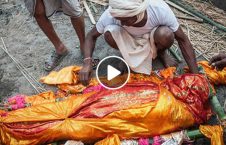 ویدیو/ سوزاندن مرده گان در هند