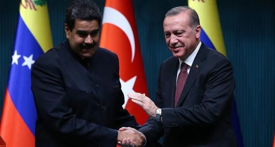 اعلام حمایت اردوغان از نیکولاس مادورو
