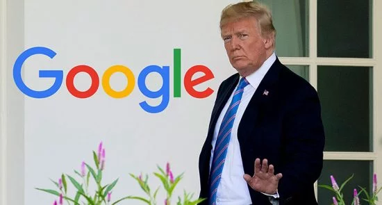 ترمپ از گوگل انتقاد کرد!