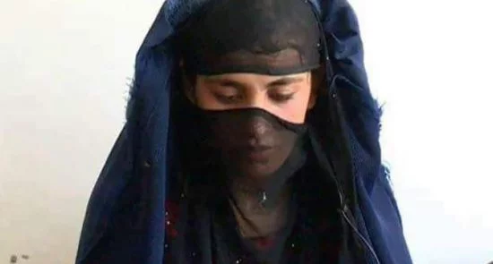 دستگیری یک زن بخاطر ارایه خدمات خاص به مردان داعشی در ننگرهار