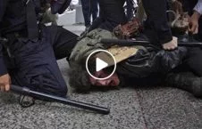 ویدیو/ برخورد وحشیانه پولیس امریکا با مردم