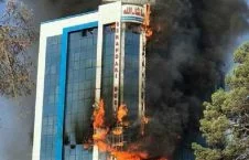 تصاویر/ آتش در کابل بانک هرات