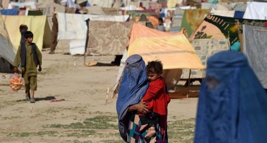 ابراز نگرانی سازمان عفو بین‌الملل از وضعیت بیجا شده گان در افغانستان