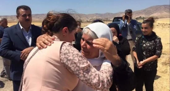 دختر جوانی که از چنگال داعش آزاد شد!