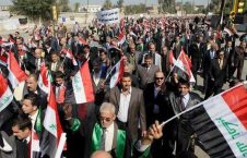 تظاهرات ضدامریکایی در پایتخت عراق