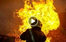 ویدیو/ نمایش آتش در عربستان!
