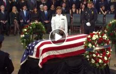 ویدیو/ آخرین وداع کانگرس امریکا با پیکر جان مک‌کین