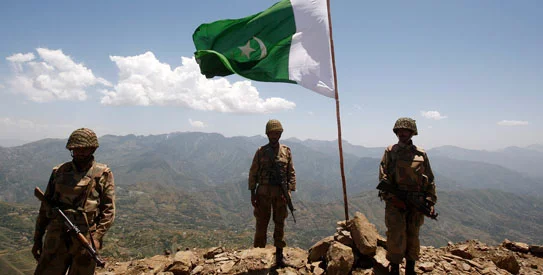 استقرار نیروهای اردوی ملی پاکستان در سرحدات مشترک با افغانستان