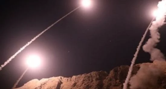 حمله راکتی ایران به شرق فرات