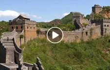 ویدیو/ سقوط دلخراش زن توریست از دیوار چین