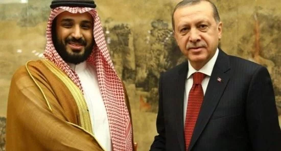 پیام ولیعهد عربستان به رییس جمهور اردوغان