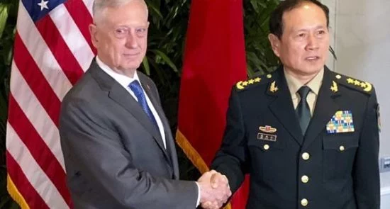 هشدار چین به ادامه حضور نظامی امریکا در تنگه تایوان