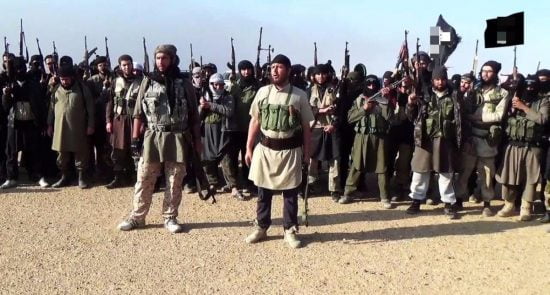 داعش 550x295 - نگرانی سازمان ملل از حضور هزاران تروریست داعشی در عراق و سوریه