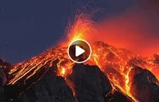 ویدیو/ فوران آتشفشان، میدان هوایی را مسدود کرد!