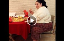 ویدیو/ لت و کوب دزد بیچاره توسط زن چاق!