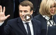 ویدیو/ حمله متعرضان فرانسوی به رییس جمهور کشورشان