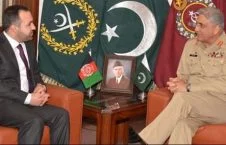 دیدار لوی درستیز اردوی پاکستان با سفیر جدید افغانستان در راولپندی