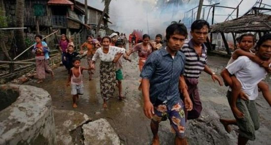 روهینگیا 550x295 - اقدام غیر انسانی حکومت میانمار علیه مسلمانان روهینگیا