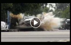 ویدیو/ انفجار موتر بم ‌گذاری‌ شده در پاکستان