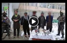 ویدیو/ لحظه دستگیری گروه ۴ نفری اختطاف گران در غرب کابل