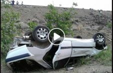 ویدیو/ نجات معجزه آسای دریور خواب آلود از تصادف وحشتناک